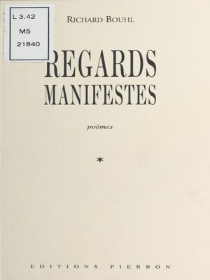 cover image of Regards manifestes